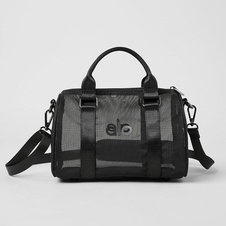 Alo Mini Black Sheer Duffle
