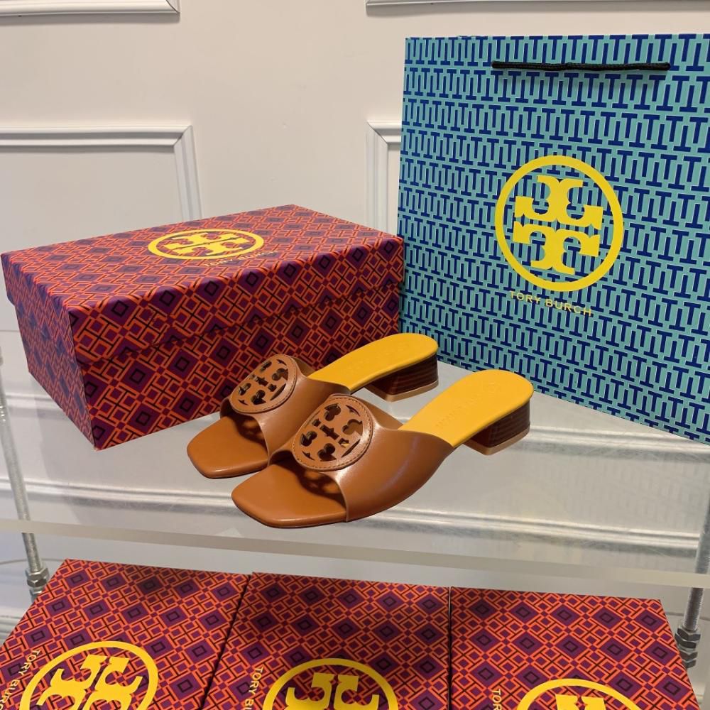 WhatsApp Image 2025-08-23 at 6.28.13 PM Tory Burch Bombe Miller Brown Sandal