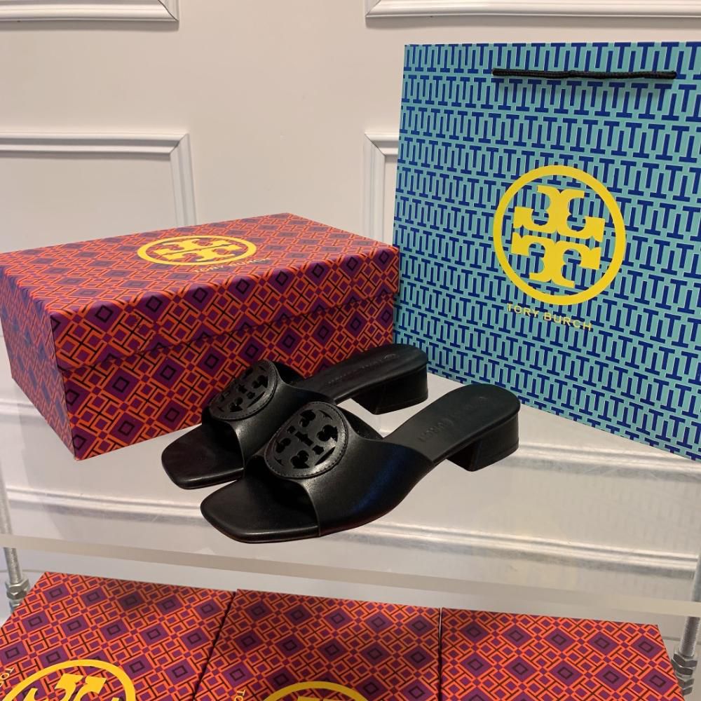 WhatsApp Image 2025-08-23 at 6.29.43 PM (1) Tory Burch Bombe Miller Black Sandal