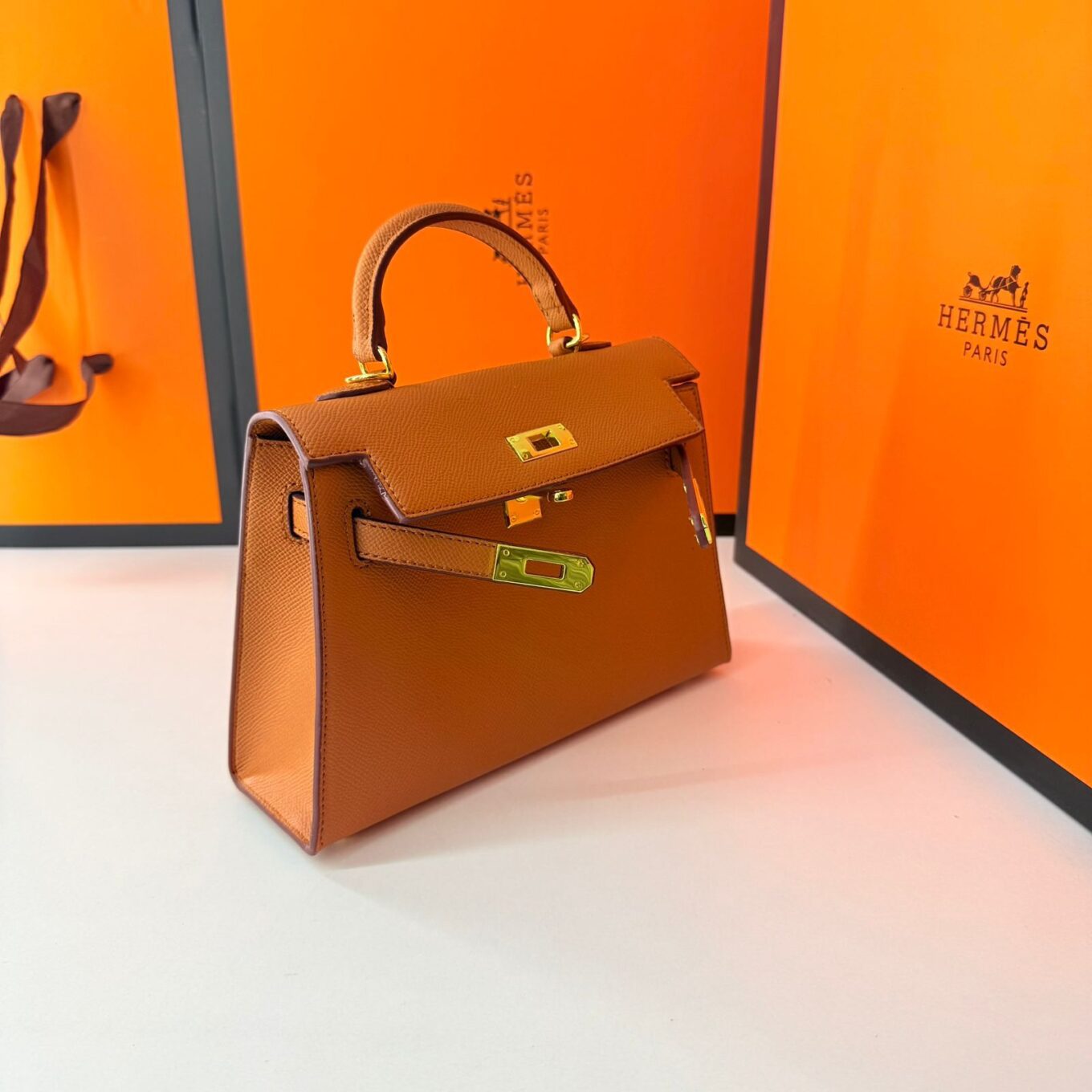 WhatsApp Image 2025-08-26 at 11.36.39 AM Hermes Kelly Mini Brown Handbag