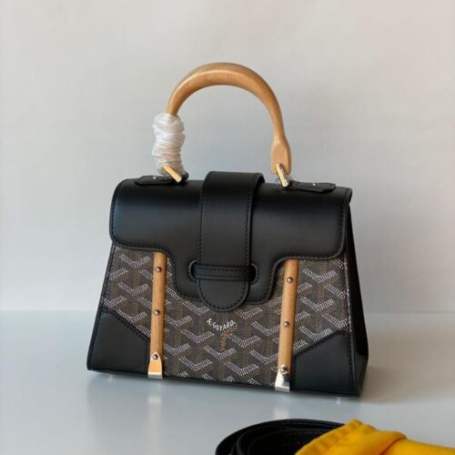 WhatsApp Image 2025-09-02 at 6.09.29 PM (1) Goyard Saigon Black Hand Bag (With Box)