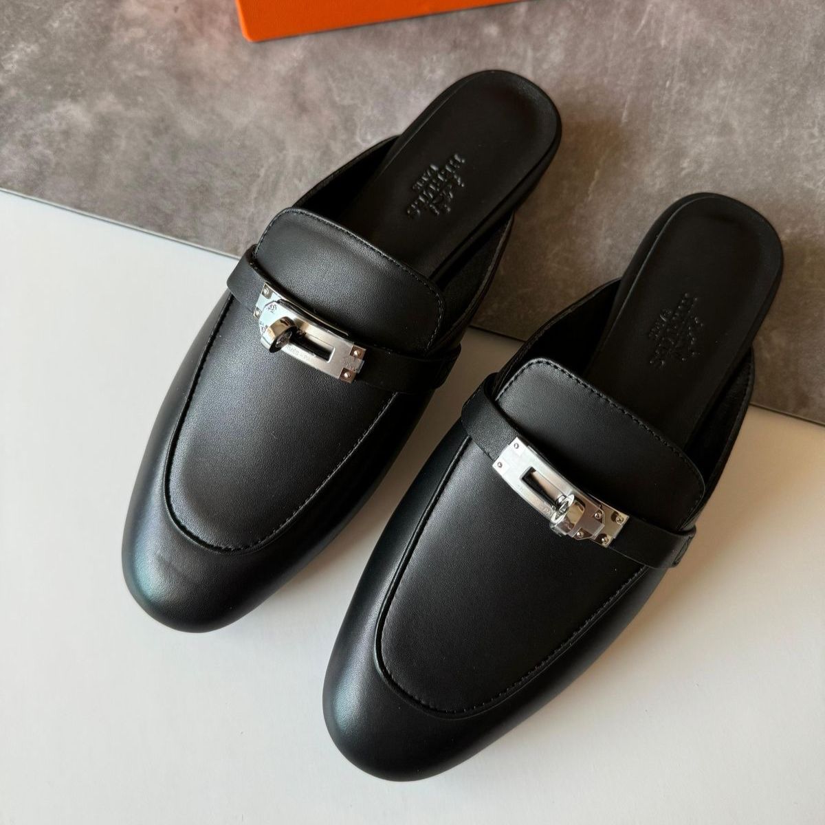 WhatsApp Image 2025-09-04 at 4.05.39 PM (1) Hermes Black OG Mules