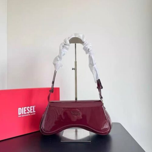 Diesel Play Wine Crossbody Bag (With Box)