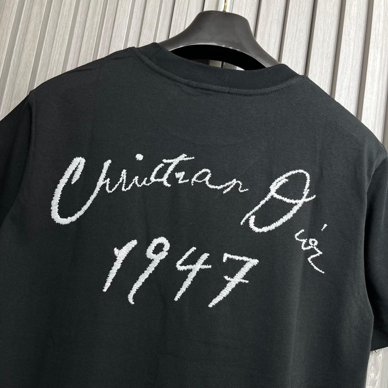 WhatsApp Image 2025-09-11 at 6.04.59 PM Christian Dior 1947 Black Tshirt For Men