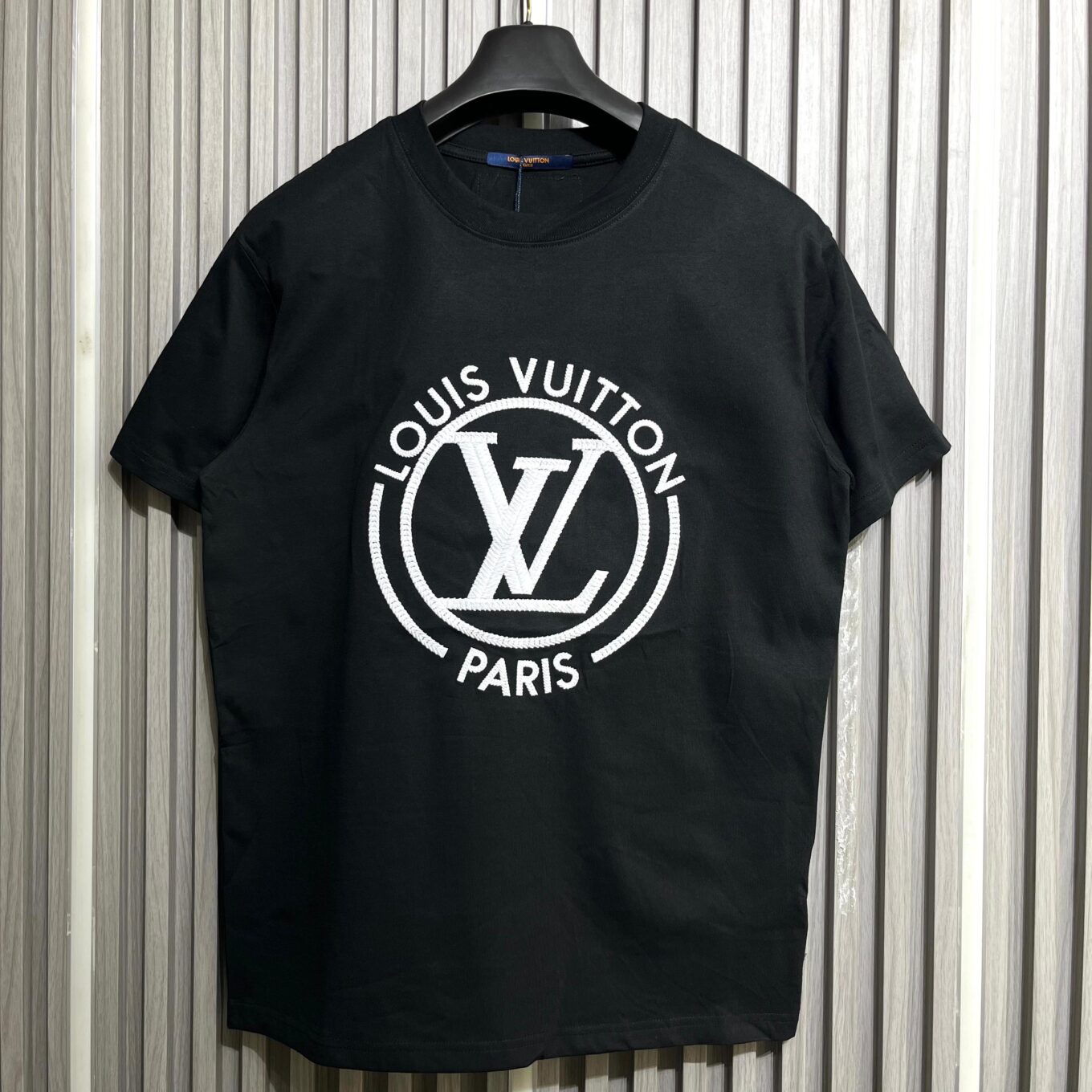 WhatsApp Image 2025-09-13 at 1.31.37 PM Louis Vuitton Black Logo T-Shirt For Men