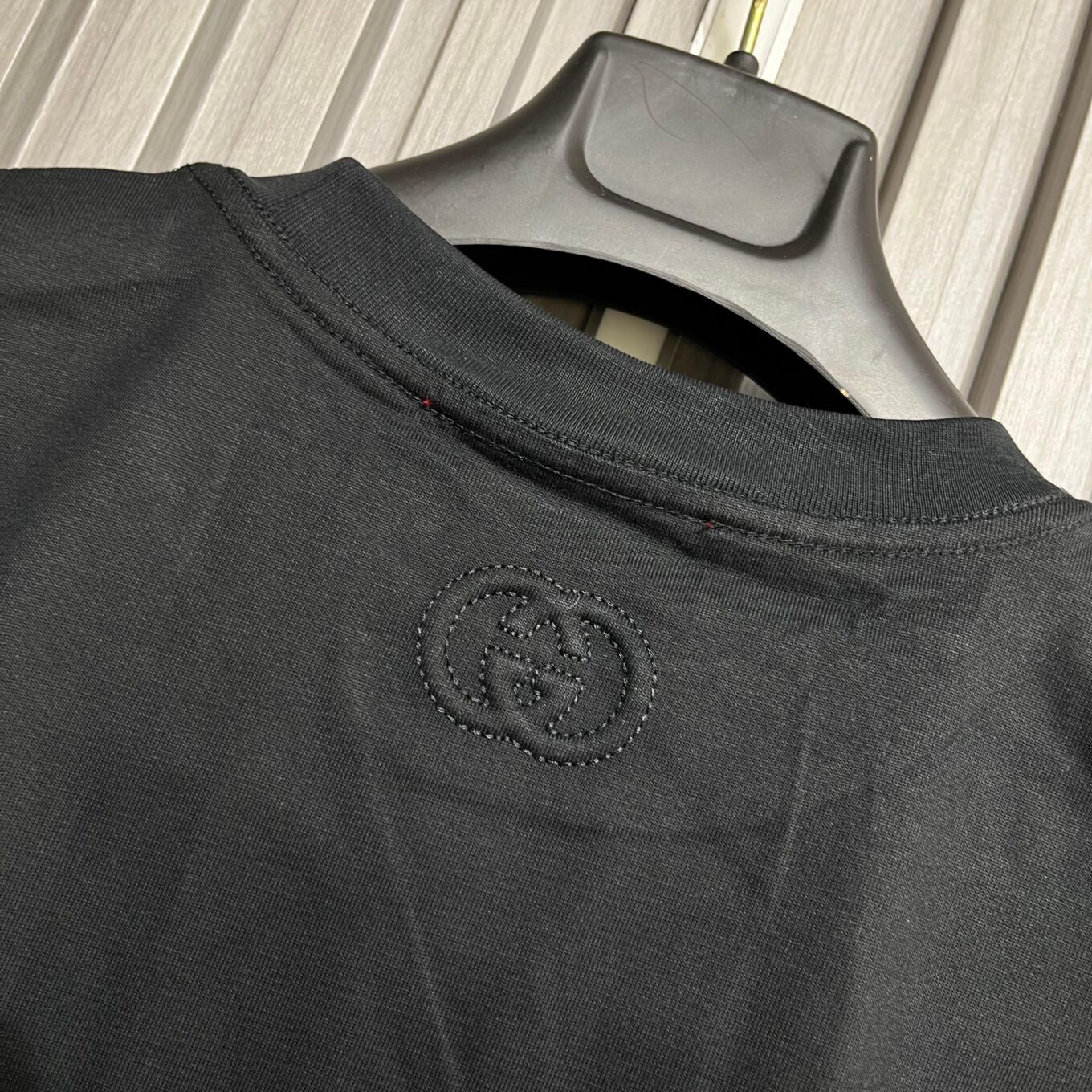 WhatsApp Image 2025-09-13 at 3.04.12 PM Gucci Logo Black T-Shirt