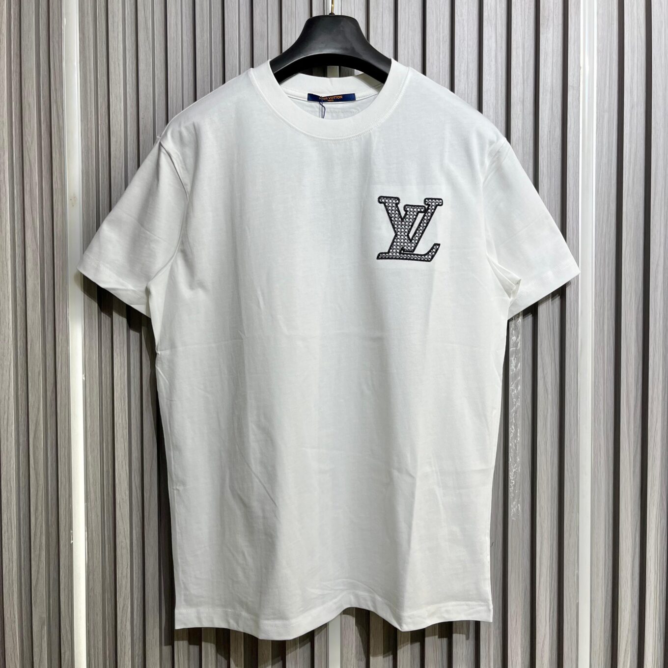 WhatsApp Image 2025-09-13 at 3.38.54 PM Louis Vuitton Classic Logo White T-Shirt For Men