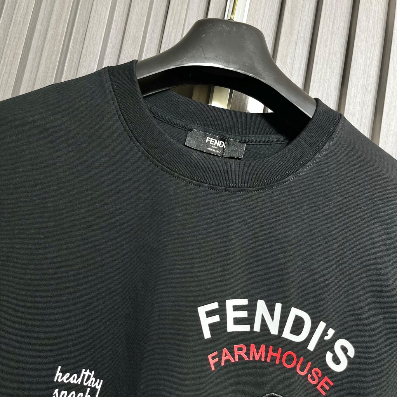 Fendi Farmhouse Black T-Shirt For Men