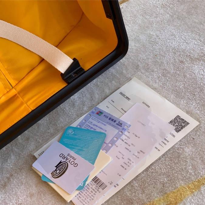 Goyard Bourget PM Green 20Inch Cabin Trolley Bag