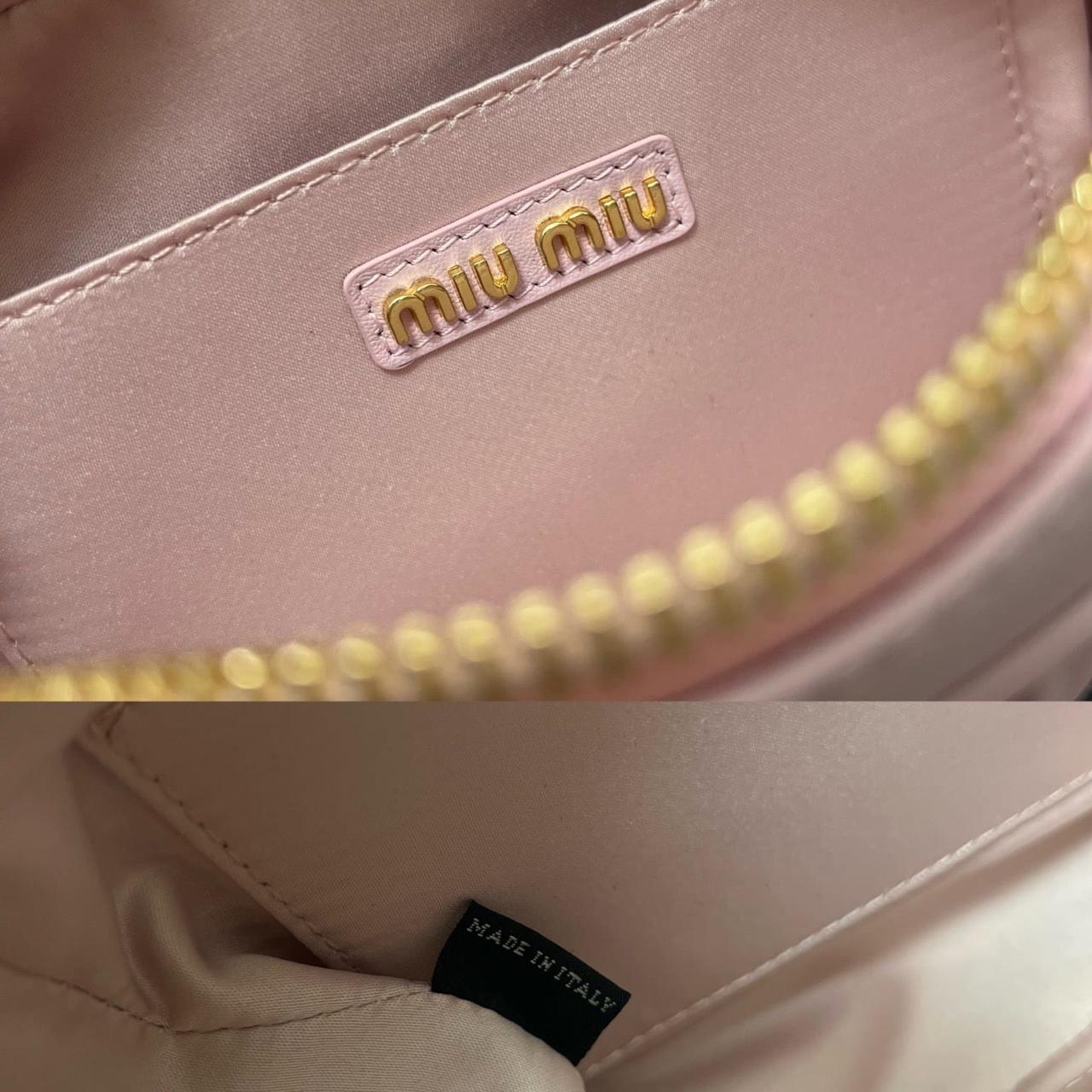 WhatsApp Image 2025-09-20 at 9.24.49 PM Miu Miu Arcadie Matlasse Nappa Pink Bowling Bag (With Box)