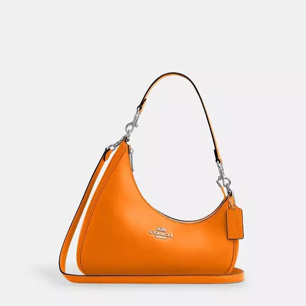 Coach Twisted Orange Teri Shoulder Bag (With Box)