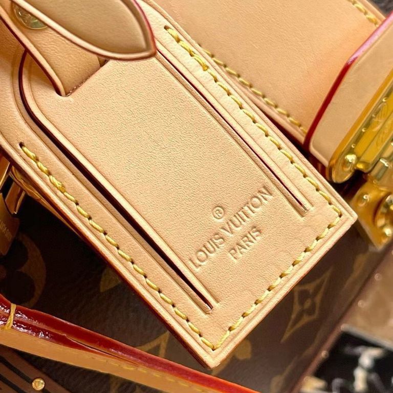 WhatsApp Image 2025-09-25 at 8.01.05 PM (2) Louis Vuitton Speedy Trunk 20 Premium Quality Monogram Handbag (Double Box Packaging)