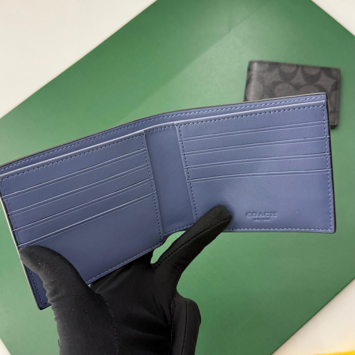 WhatsApp Image 2025-09-29 at 5.56.01 PM Coach Black Canvas Pink Patch Men’s Wallet With Card Holder