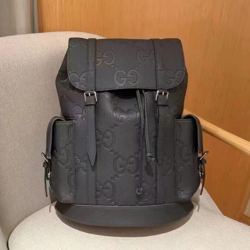 WhatsApp Image 2025-10-15 at 2.33.57 PM Gucci GG Embossed Black Jumbo Premium Backpack