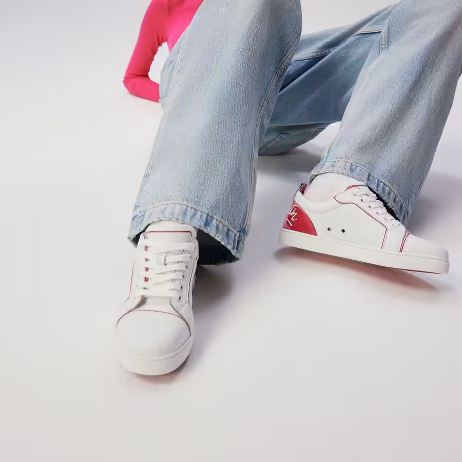WhatsApp Image 2025-11-07 at 6.17.56 PM (1) Christian Louboutin Fun Louise White Sneaker