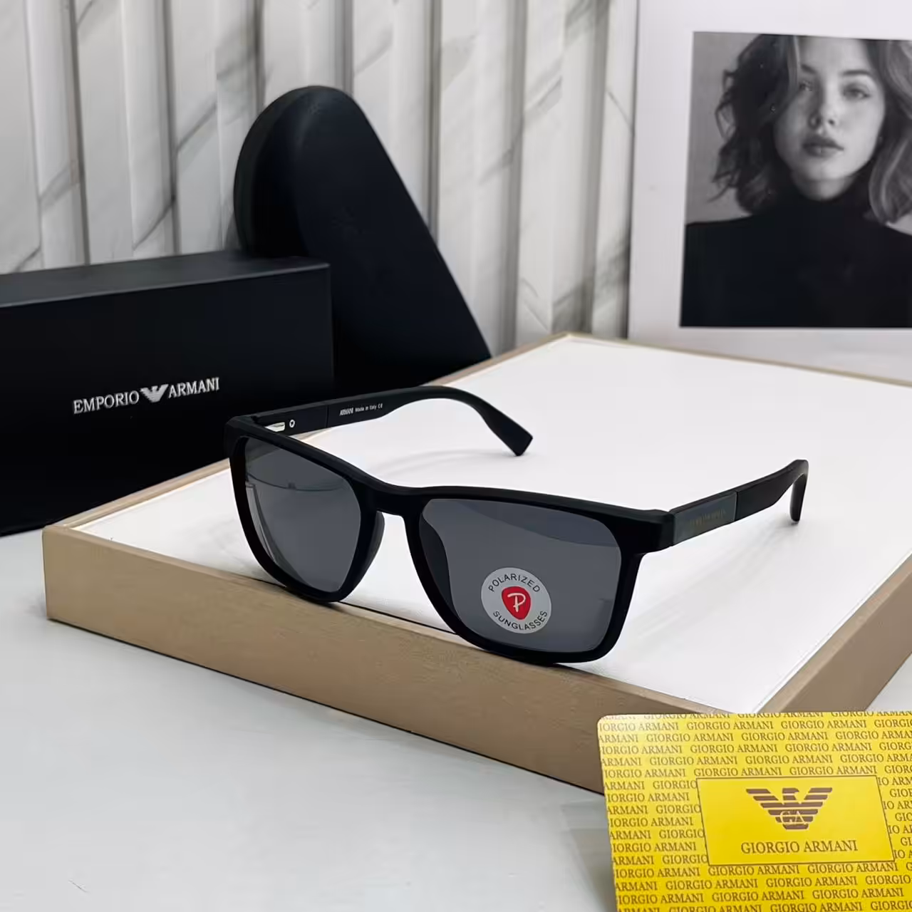 WhatsApp Image 2025-11-24 at 11.50.10 Emporio Armani Matte Black Polarized Rectangle