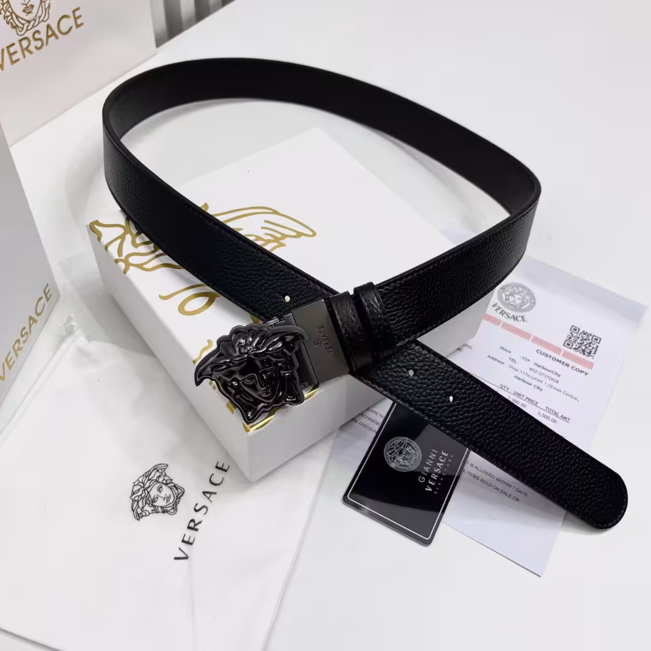 WhatsApp Image 2025-11-28 at 5.06.56 PM Versace Black Medusa Buckle Belt