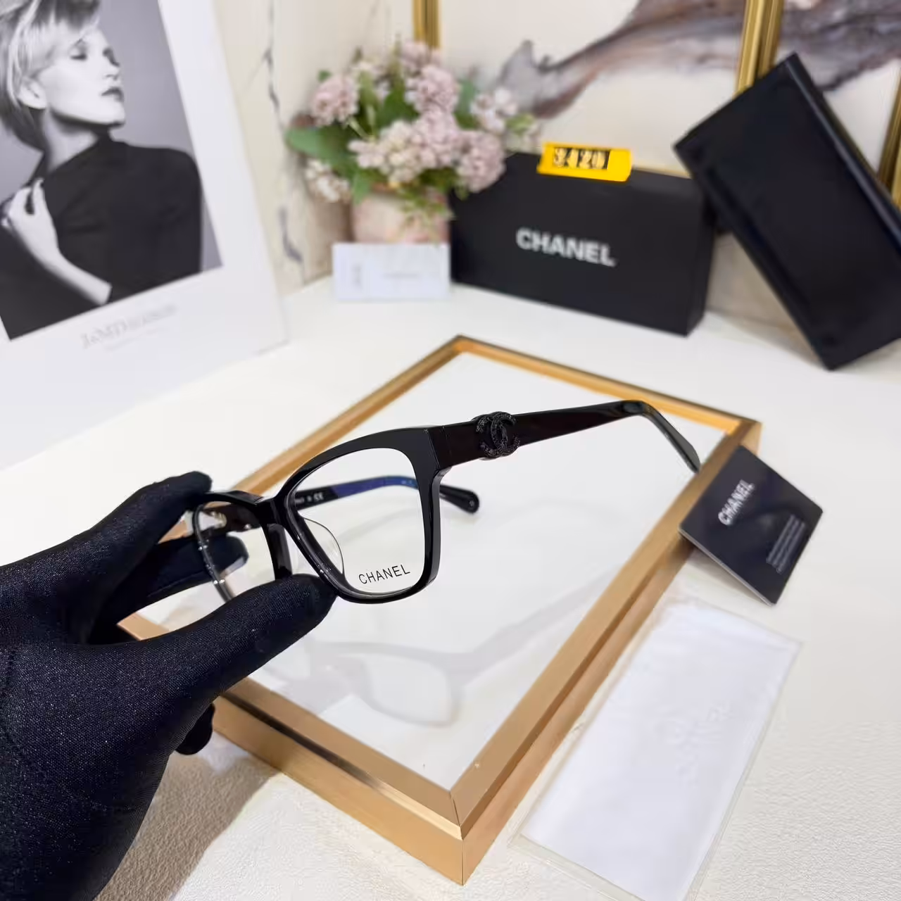 Chanel Rectangular Womens Premium Eyeglasses