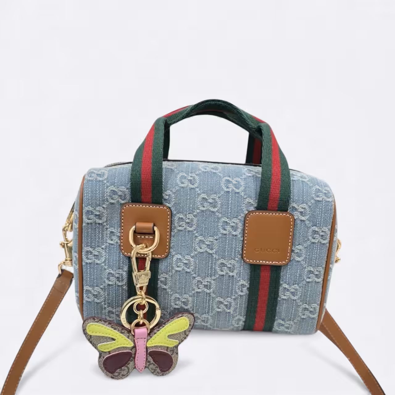 WhatsApp Image 2025-12-16 at 8.31.30 PM (1) Gucci Mini GG Denim Hand Bag (With Double Box)