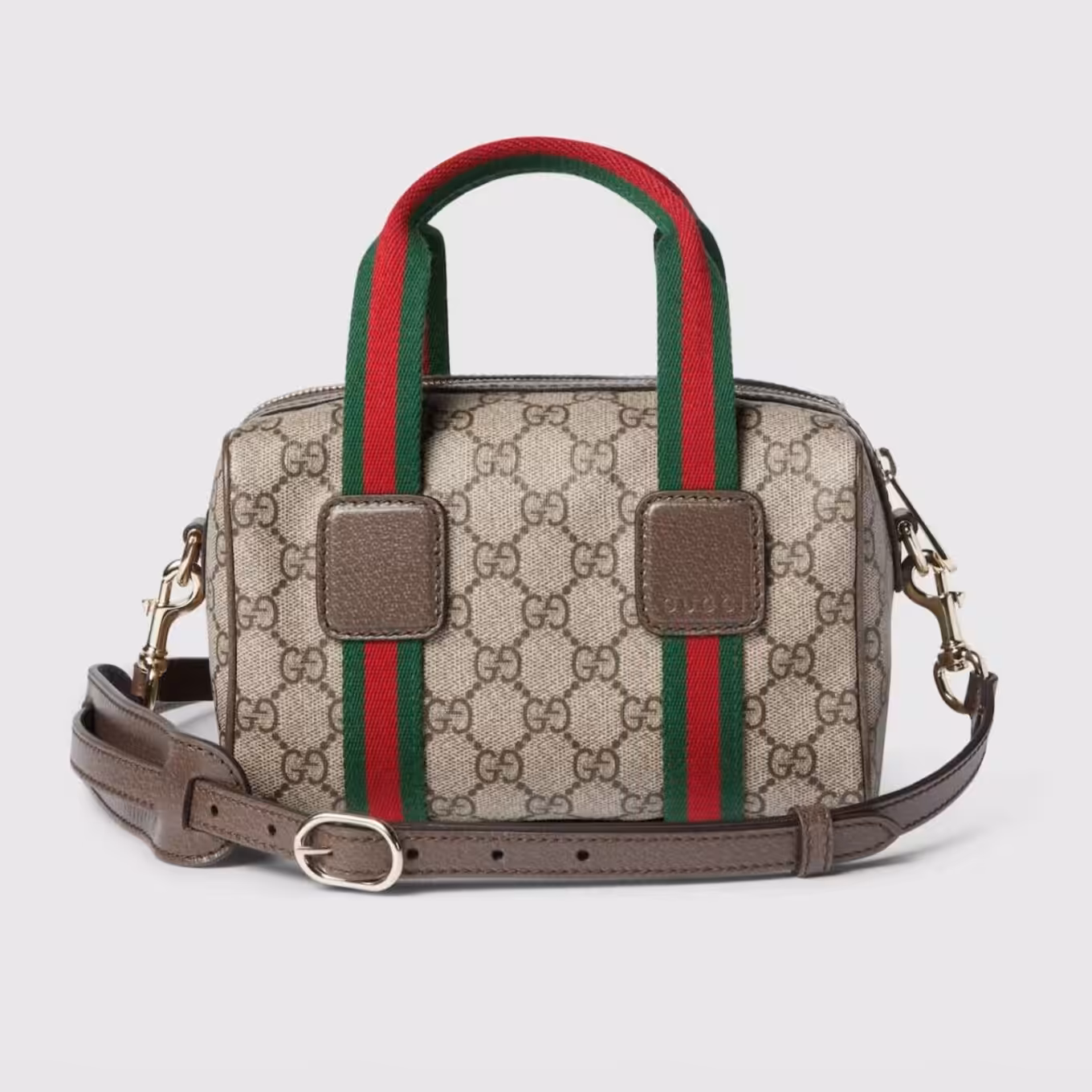 Gucci Mini GG Khaki Hand Bag (With Double Box)