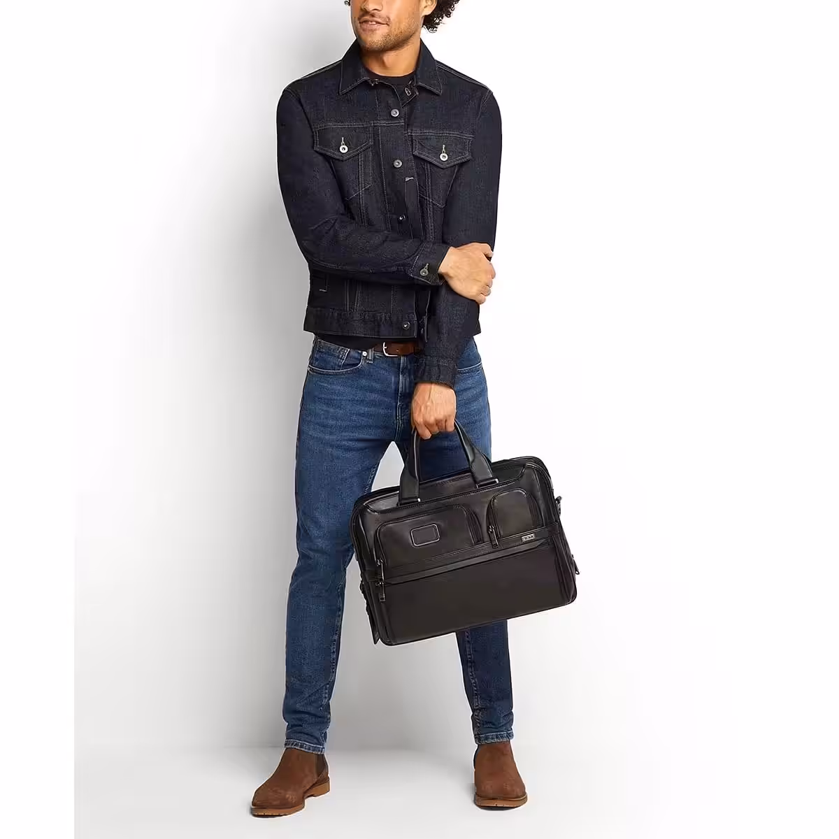 Tumi Alpha Expandable Org Premium Laptop Bag (Mirror Quality)