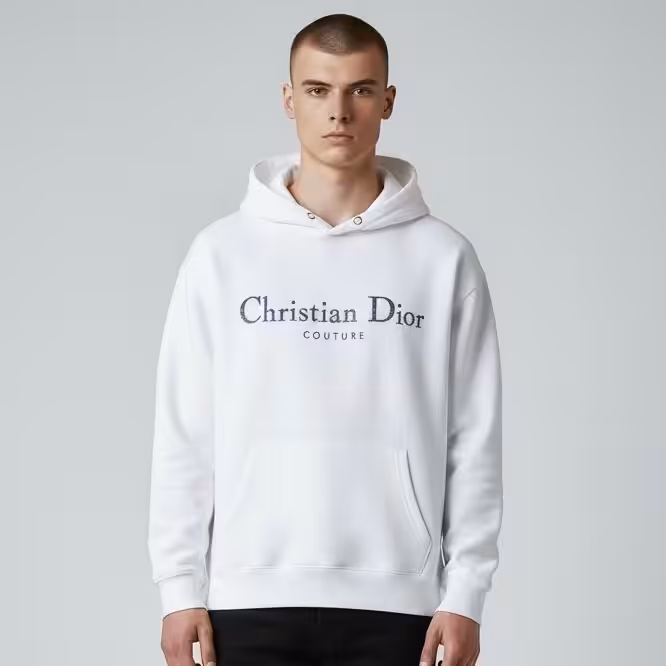 WhatsApp Image 2025-12-19 at 6.55.53 PM Christian Dior Couture White Full Sleeve Men’s Hoodie