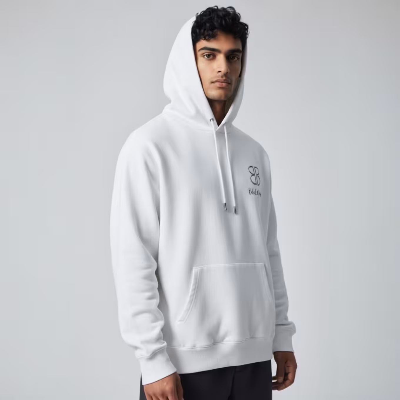 WhatsApp Image 2025-12-19 at 9.26.25 PM Balenciaga BB White Full Sleeve Men’s Hoodie