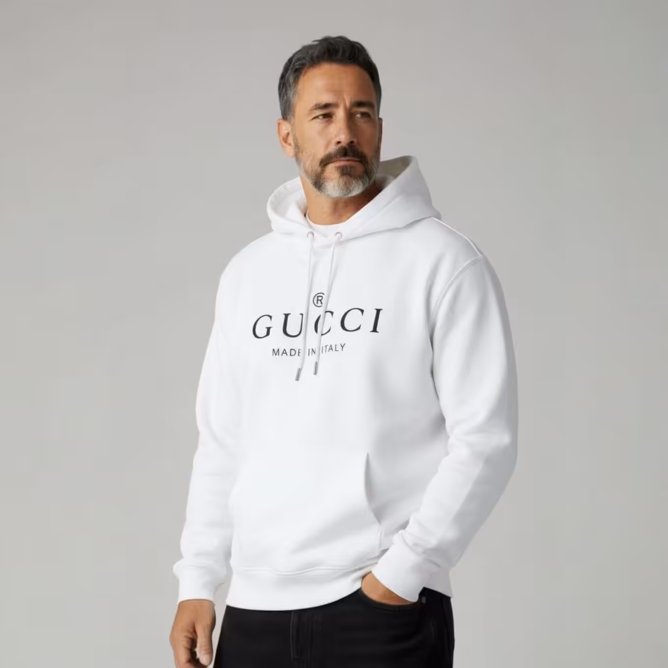WhatsApp Image 2025-12-24 at 11.08.19 AM Gucci Iconic White Full Sleeve Men’s Hoodie