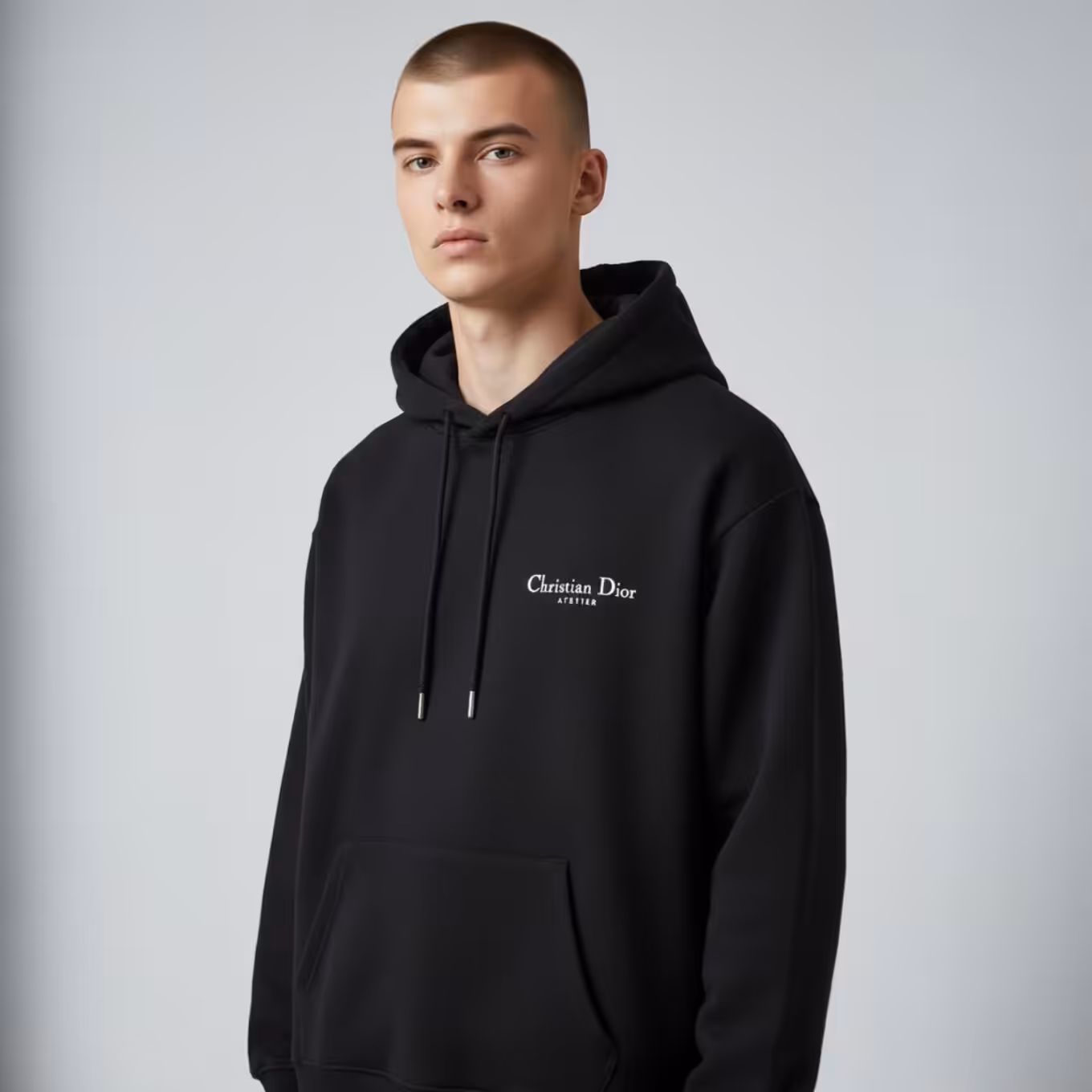Christian Dior Black Full Sleeve Men’s Hoodie
