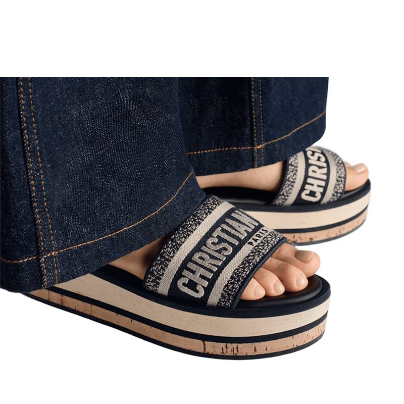 WhatsApp Image 2026-01-19 at 8.55.11 PM (1) Christian Dior Dway Blue Platform Slide