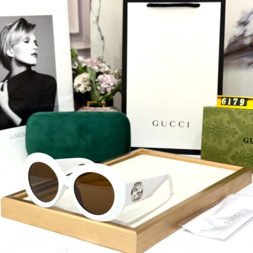 WhatsApp Image 2026-02-11 at 6.07.54 PM (1) Gucci Round White Sunglass For Women