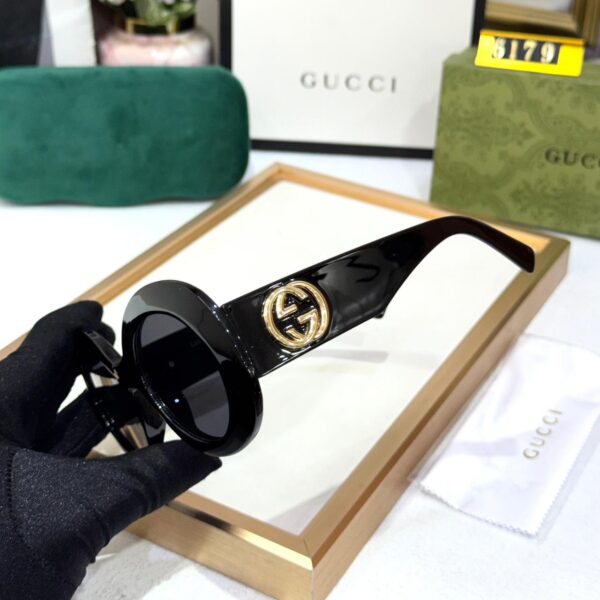 Gucci Round Black Sunglass For Women