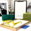 Gucci Yellow Cat-Eye Optical Eyeglasses for Women