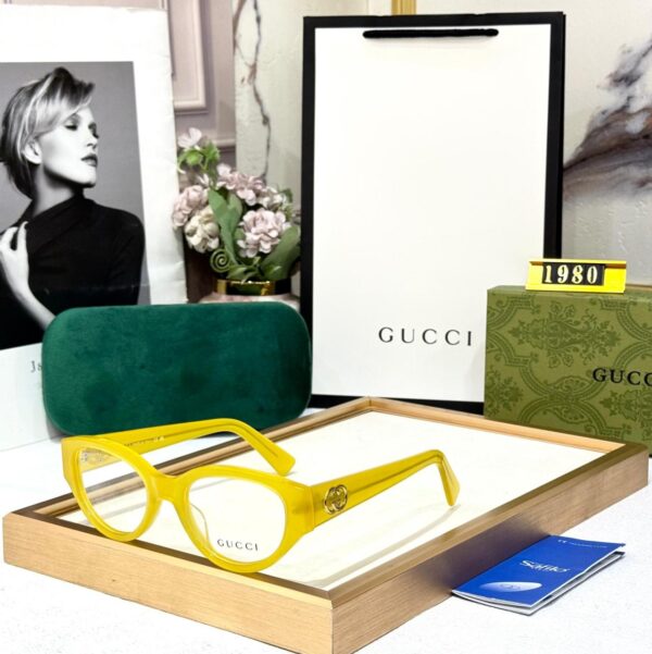 WhatsApp Image 2026-02-12 at 4.53.18 PM Gucci Yellow Cat-Eye Optical Eyeglasses for Women
