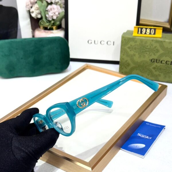 Gucci Blue Cat-Eye Optical Eyeglasses for Women