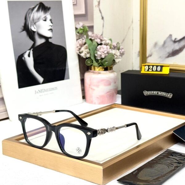 Chromeheart Black Optical Unisex Eyeglasses