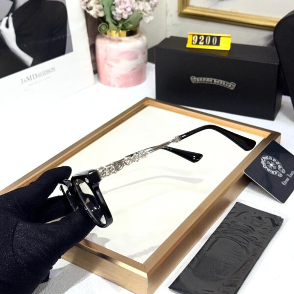 Chromeheart Black Optical Unisex Eyeglasses